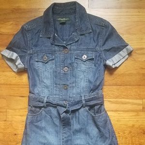 Eddie Bauer jean dress size 4